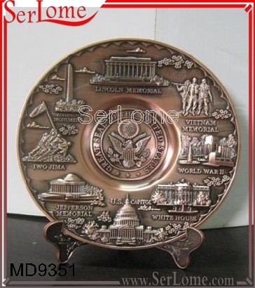 MD9351 Zinc Alloy Metal Plate