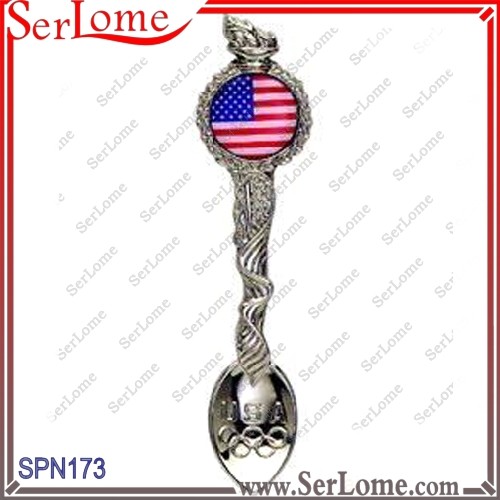 SPN173 Flag Metal Souvenir Spoon