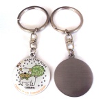 Magnetic Stainless Steel Printing Keychain