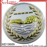 Two Tone Plated Swimming Medal