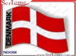 Denmark Flag Fridge Magnet