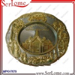 Gold Religious Souvenir Plate