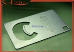 Stainless Steel Card Bottle Opener With Laser Engraving Logo