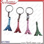Colorful Paris Eiffel TowerKey chain