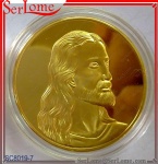 Gold Plated  Mirror Souvenir Coin