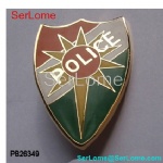 Imitation Enamel Police Badge