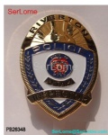 Metal Riverton Police Badge