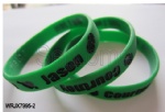 Beautiful Thin Color filled Silicone Wristbands For Promotional Gifts
