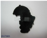 Black Soft PVC Key Cover